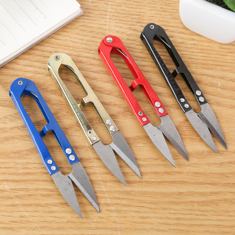 Special Color U-Shaped Scissors For Stationery Cutting Are Small And Convenient