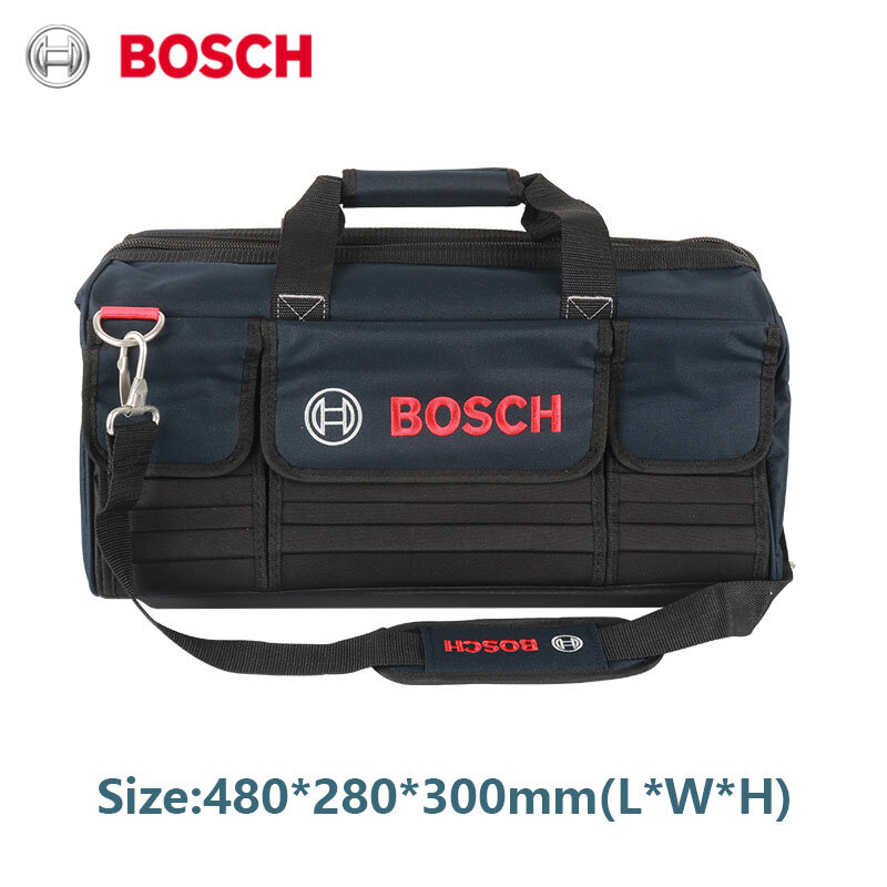 بوش المحمولة حقيبة أدوات متعددة الوظائف صيانة قماش كبير سميكة أداة حقيبة مقاومة للاهتراء الأصلي كهربائي حقيبة يد