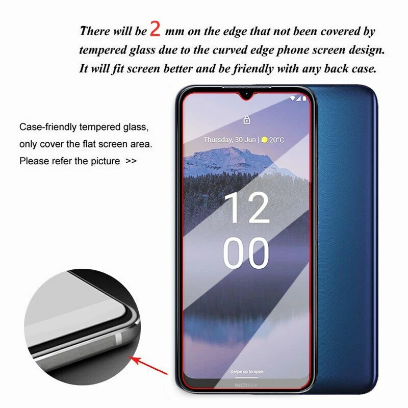 For Nokia G11 Plus Glass For Nokia G11 Plus Tempered Glass 6.52 inch Full Glue Clear Screen Protector Nokia G11 Plus Lens Flim