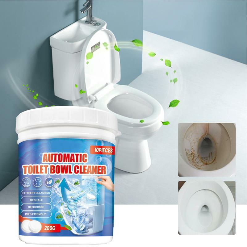 أقراص تنظيف المرحاض الأوتوماتيكية المنزلية ، مزيل البقع الصعبة ، خزان مرحاض الحمام ، 10 *