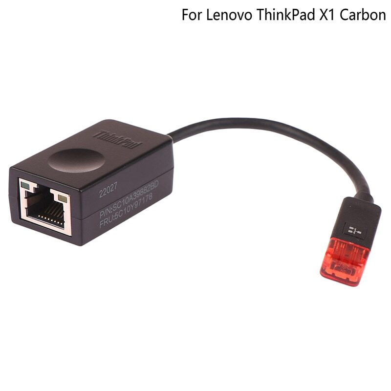 الأصلي لينوفو ثينك باد X1 الكربون إيثرنت تمديد كابل محول 4X90F84315