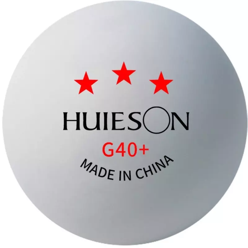 كرات تدريب تنس طاولة Huieson مع صندوق تعبئة ، كرات ABS Ping Pong ، تدريب نادي تنس الطاولة ، 3 نجوم ، G40 + ، أبيض وبرتقالي