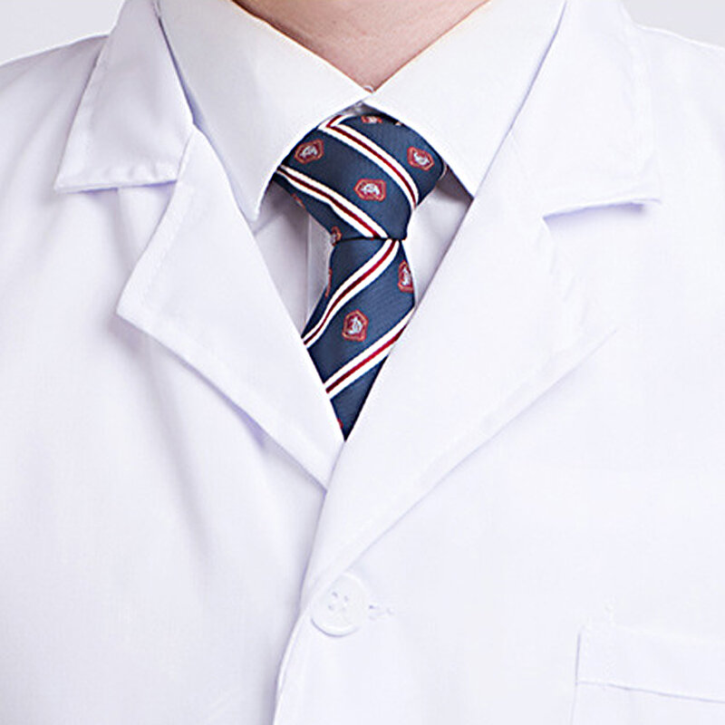 معطف مختبر أبيض بأكمام طويلة ، زي ممرضة طبية ، بلوزة طبيب ، تخصيص معقول من Logol