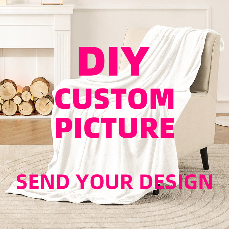 بطانية من الفانيلا سهلة الاستخدام مخصصة ، ناعمة ومتينة ، صورة نباتية ، ملاءة سرير أريكة ، تصميم ، ملاءة سرير ، هدية