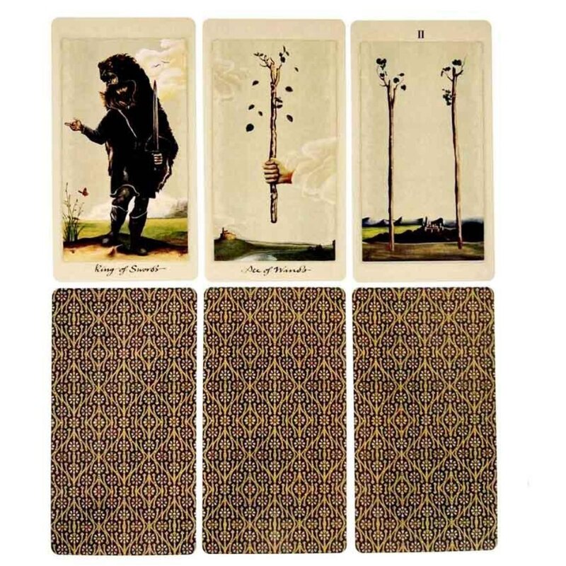 لعبة بطاقات التاروت أوراكل الوثنية ، بطاقة 78 يدوية ، الحجم: من من من من من من من الورق ، ومن الورق