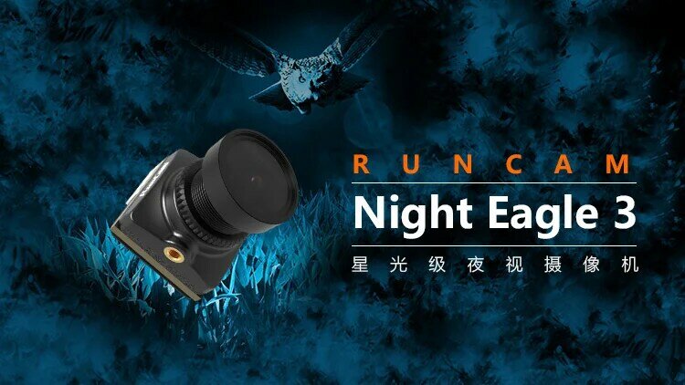 جديد RunCam ليلة النسر 2 3 برو 1/1.8 "CMOS 2.5 مللي متر ضوء النجوم رؤية الكاميرا 1000TVL 11390 mV/Lux-sec FPV ث/d OSD هيئة التصنيع العسكري للطائرات بدون طيار