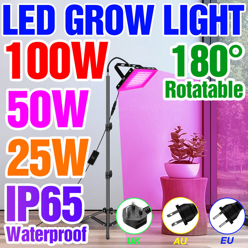 الدفيئة LED نمو النبات مصباح داخلي Phytolamp للنباتات مقاوم للماء ضوء المائية الطيف الكامل Led مصباح النباتات الزهور