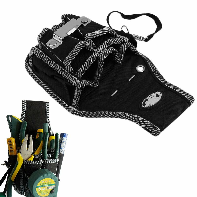 متعددة الوظائف 9 in1 كهربائي الخصر جيب أداة حزام الحقيبة حقيبة مفك أداة حامل الخصر جيوب أكياس