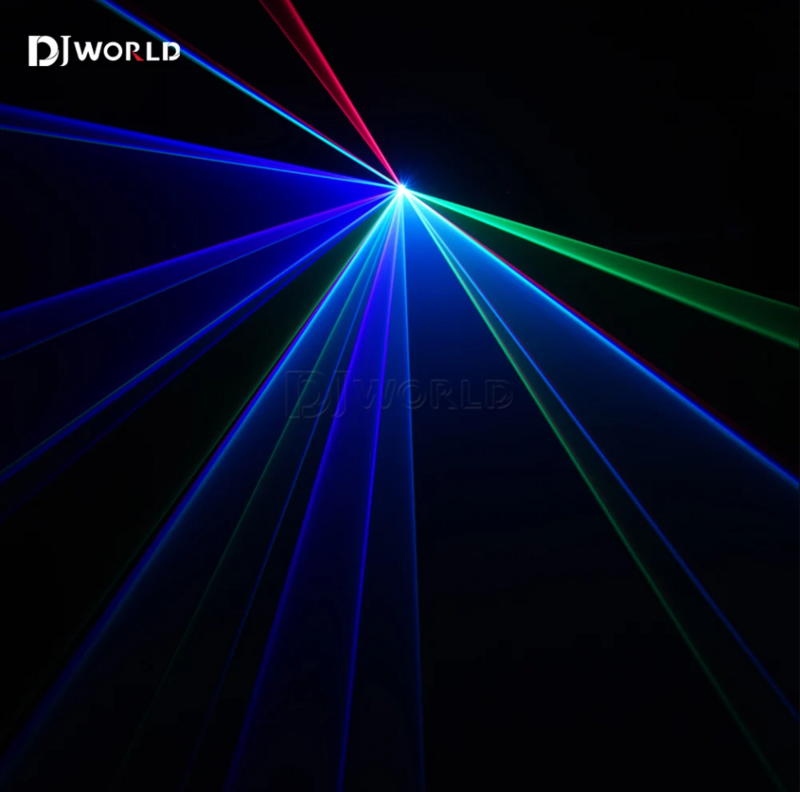 جهاز عرض ضوئي ضوئي بألوان كاملة للرسوم المتحركة ، تأثيرات مسرح DJ للملهى الليلي لحفلات الزفاف ، إضاءة RGB كحد أقصى ، 1 واط ، من من من من من mW