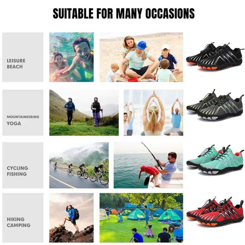 أحذية رياضية متعددة الوظائف للجنسين بخمسة أصابع ، أحذية شاطئ حافية القدمين ، تدريب رياضي للرحلات ، رجال ونساء