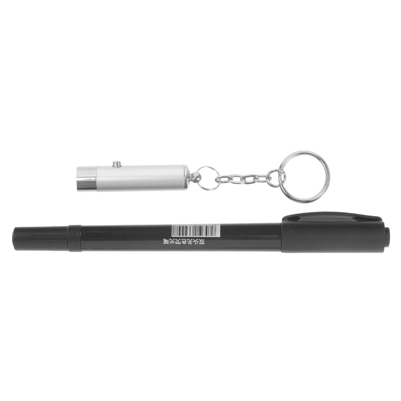 أقلام هايلايتر السرية بالأشعة فوق البنفسجية مع مصباح ، قلم حبر موثوق ، علامات مدمجة ، أمان محمول للدراجات