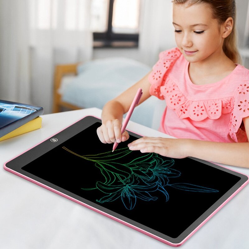 شاشة LCD ملونة للكتابة اليدوية ، رسومات للأطفال ، رسم يدوي ، مكتب ، 16 بوصة