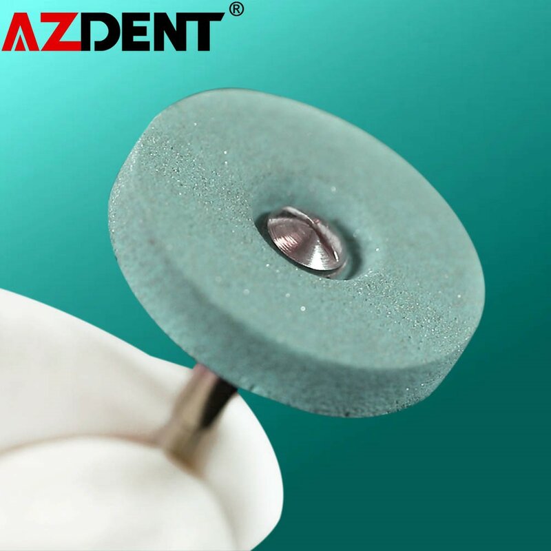 1 قطعة AZDENT الأسنان السيراميك الماس تلميع رئيس طاحونة زركونيا الخزف عرقوب Diameter-2.35mm