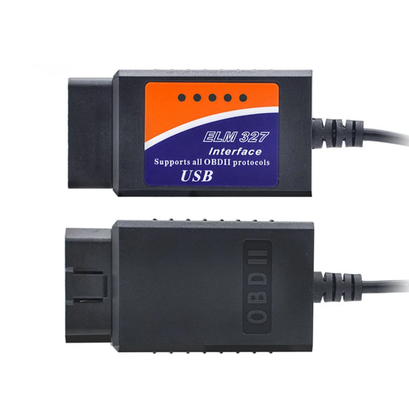 أداة تشخيص ELM327 OBD2 ، قارئ رموز السيارات ، ماسح OBDII ، USB V1.5 ، رمز القراءة ، ELM327