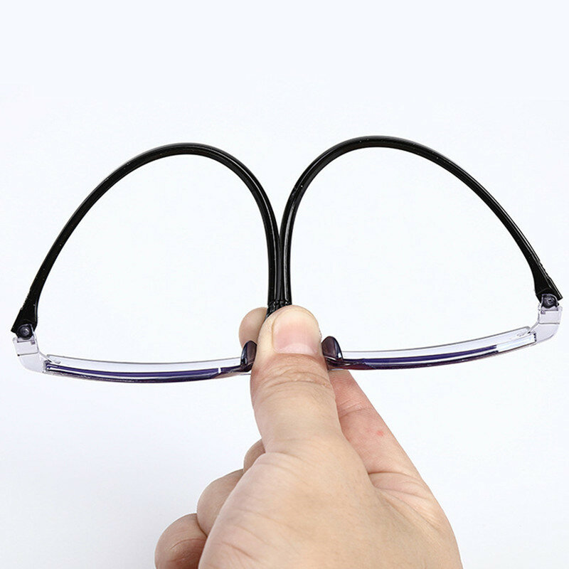 2021 خفيفة بدون إطار نظارات للقراءة النساء الرجال مكافحة الضوء الأزرق الكمبيوتر نظارات للقراءة الشيخوخي للنساء + 1.5 + 2.5 + 3.5 + 4