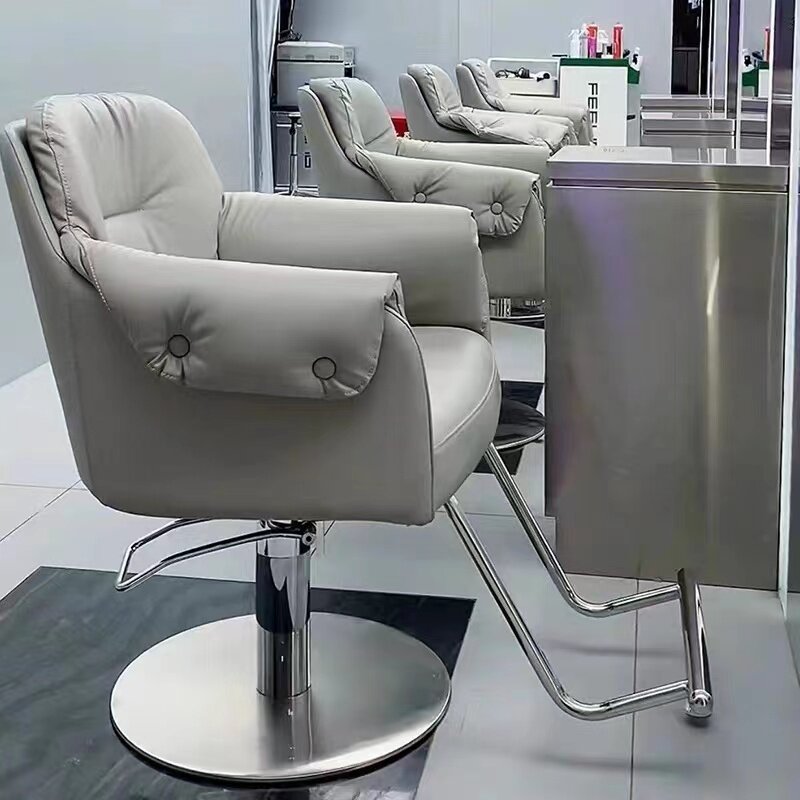 كرسي حلاقة مريح بسيط ، أثاث صالون تصفيف الشعر ، مناسب لبيرم ، صباغة الشعر ، HYBC