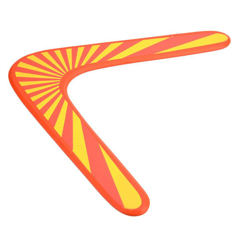 1 قطعة عودة مثلث Boomerang الأسرة الرياضة في الهواء الطلق مضحك الأطفال هدية على شكل حرف V لعبة خشبية معدّات رياضيّة للاستخدام في الخلاء