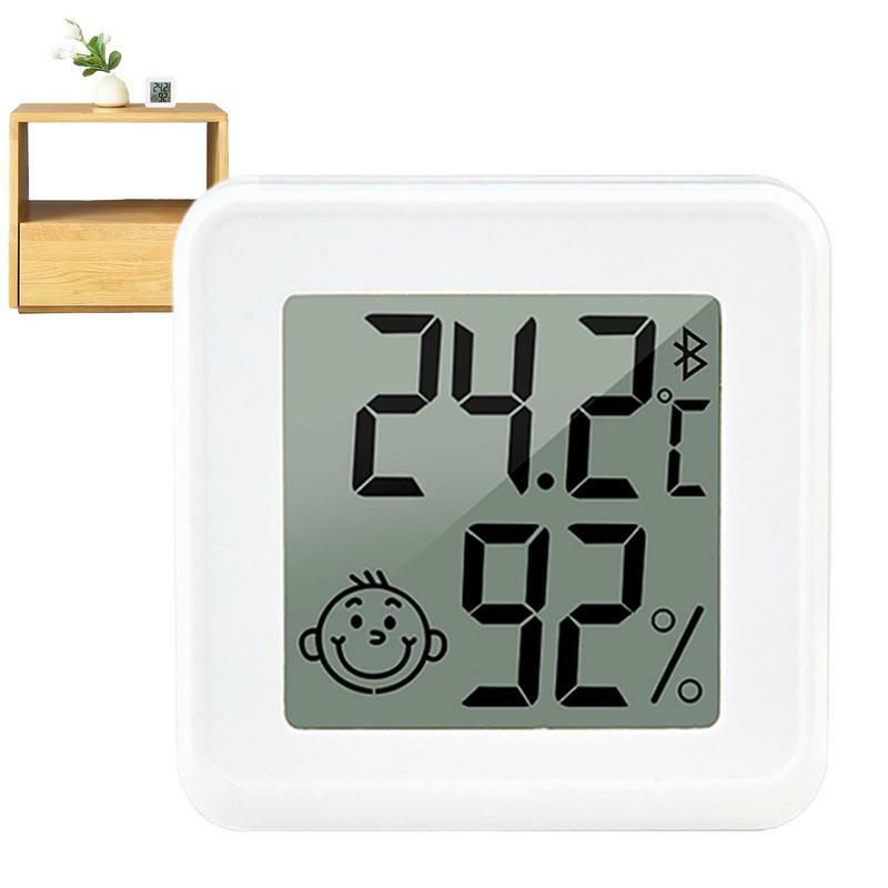 مقياس الرطوبة الرقمي الداخلي مع شاشة LCD ، مقياس الرطوبة ، ميزان الحرارة الذكي ، دقة عالية