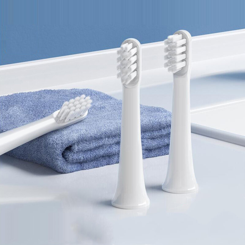 3 قطع فرشاة الأسنان رؤساء ل شاومي Mijia T100 Mi الذكية الكهربائية فرشاة الأسنان استبدال
