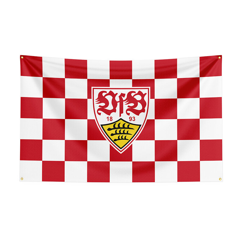 3x5 VfB شتوتغارت العلم البوليستر مطبوعة سباق الرياضة راية قدم العلم ديكور ، العلم الديكور راية العلم راية