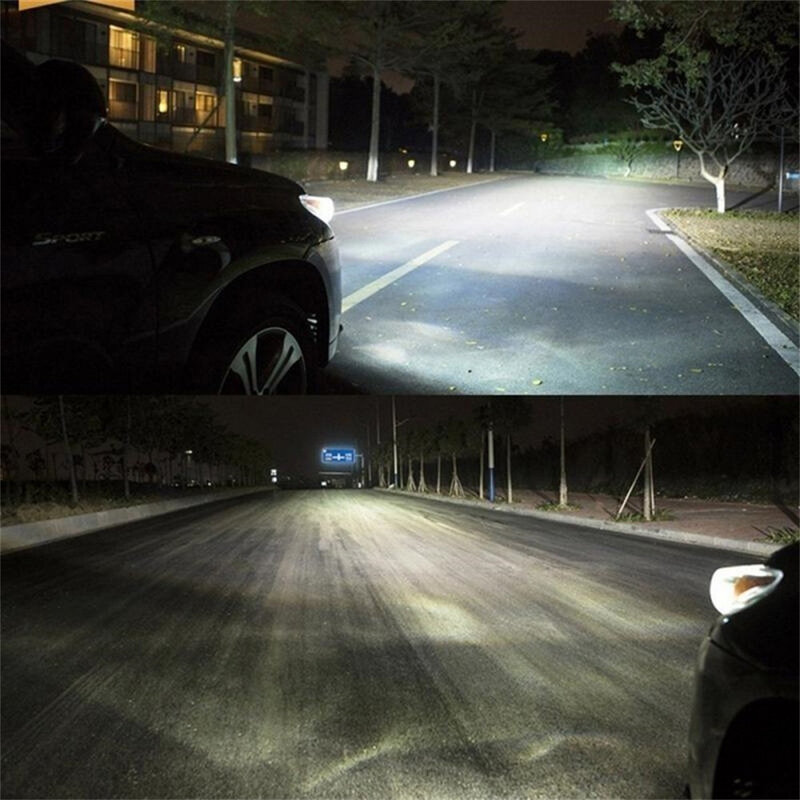 مجموعة مصابيح أمامية للسيارة الذكية للضباب ، فعالة ، أمامية ، يمين ، يسار ، W ، 1100LM ، ، من من من 12V إلى 28V ، مجموعة 2