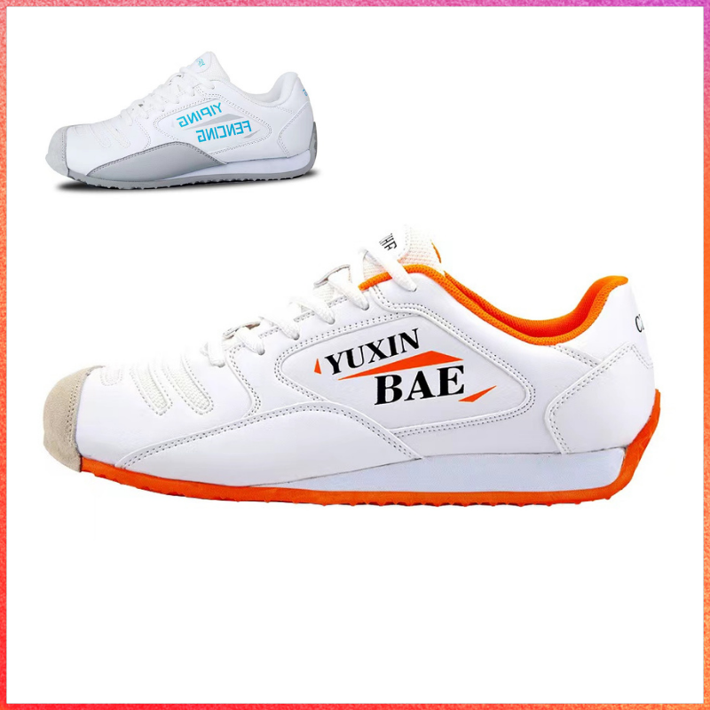 أحذية رياضية احترافية للمبارزة من العلامة التجارية من YUXIN أحذية رياضية للصالة الرياضية قابلة للتنفس للرجال باللون الأزرق والأحمر أحذية تنس احترافية