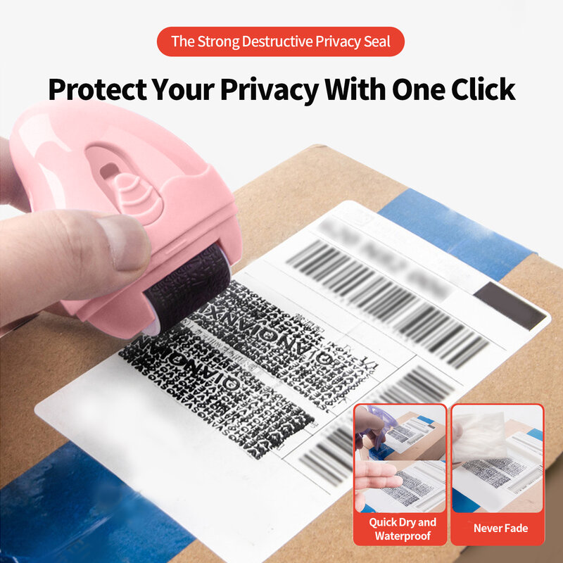 ختم الأسطوانة للحماية من سرقة الهوية 2 في 1 عازل بيانات سري الخصوصية مانع سلامة الخصوصية ختم الأسطوانة المحمولة