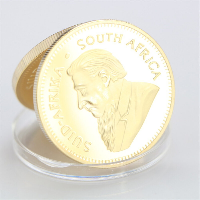 جنوب أفريقيا المملكة العربية السعودية أفريقيا كروجراند 1 أوقية عملة ذهبية بول كروجر قيمة رمزية تحصيل العملات المعدنية