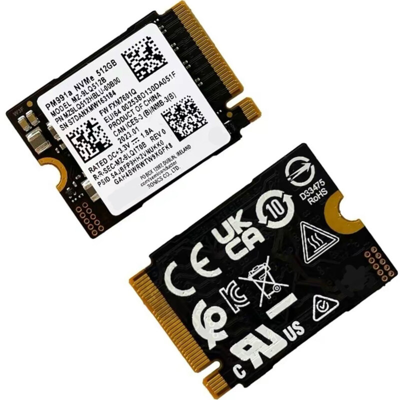توسيع NVME SSD محمول باليد لسيارة smm991a ، GB ، M.2 ، محرك أقراص الحالة الصلبة ، PCIE3.0x4