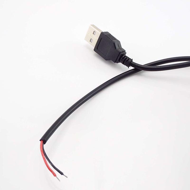 2 متر كابل USB مع 501 التبديل الكابلات الكهربائية النحاس 22awg 3A سلك 5 فولت 12 فولت USB تمديد الطاقة الحبل أ