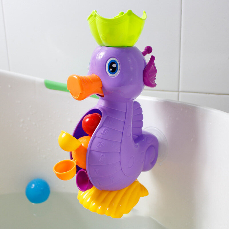 أطفال دش حمام اللعب لطيف الأصفر بطة المائية لعب الطفل صنبور الاستحمام المياه الرش أداة عجلة نوع Dabbling لعبة