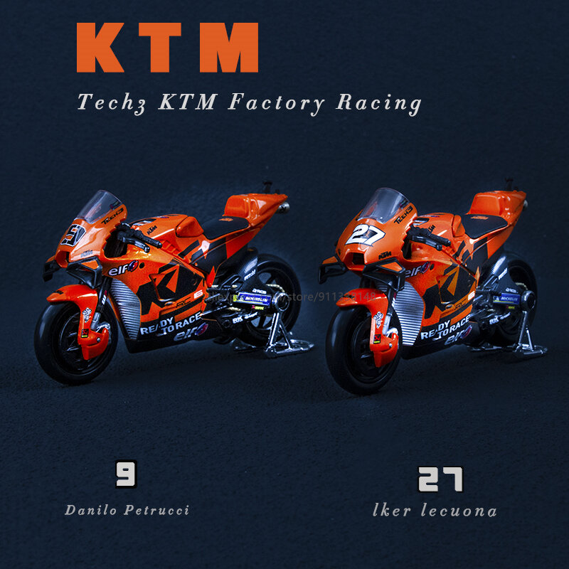Maisto 1:18 جديد 2021 Tech3 KTM مصنع سباق يموت موتو GP سباق الصب سبيكة نموذج دراجة نارية جمع هدية لعبة