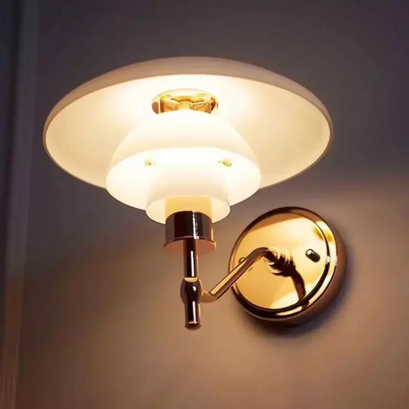 مصباح جداري إبداعي PH-Nordic لغرفة المعيشة وغرفة الطعام وخلفية الأريكة والإضاءة الزجاجية وغرفة النوم والأضواء الجانبية للديكور