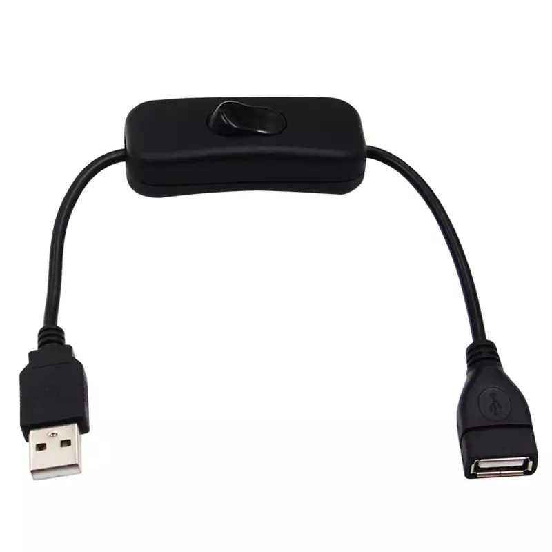 28 سنتيمتر كابل USB مع التبديل ON/OFF تمديد كابل تبديل ل USB مصباح USB مروحة خط امدادات الطاقة دائم محول رائجة البيع