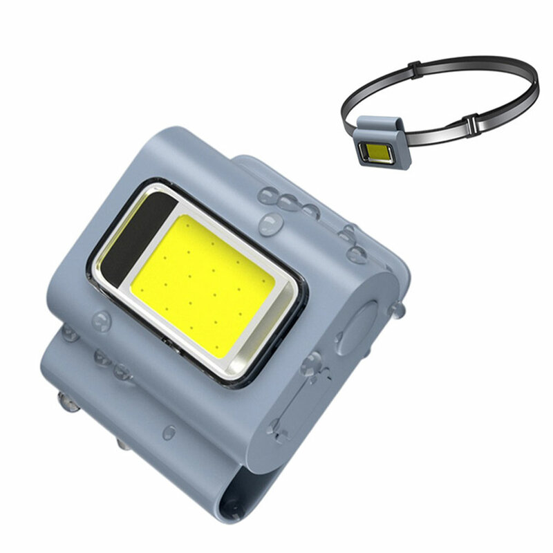 متعددة الوظائف LED كشافات تشغيل الصدر كليب مصباح USB قابلة للشحن طوق ضوء الليل الكتف السلامة تحذير ضوء