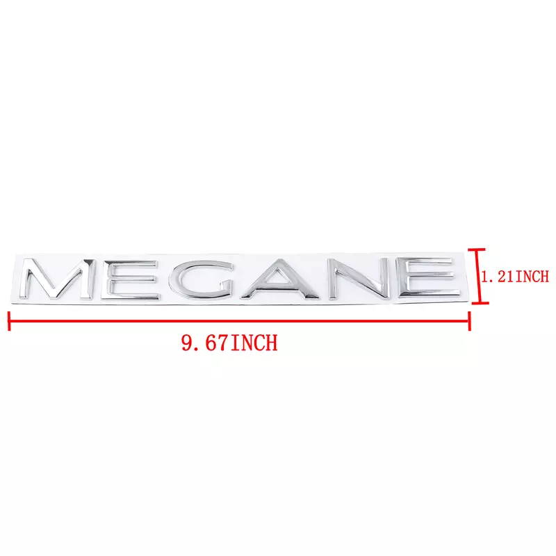 شعار سيارة ميجان معدني ، شارات شارة ، ملصق لرينو ميجان ، قطع غيار التصميم ، ملحقات الديكور ، ملصقات السيارات ، 3D