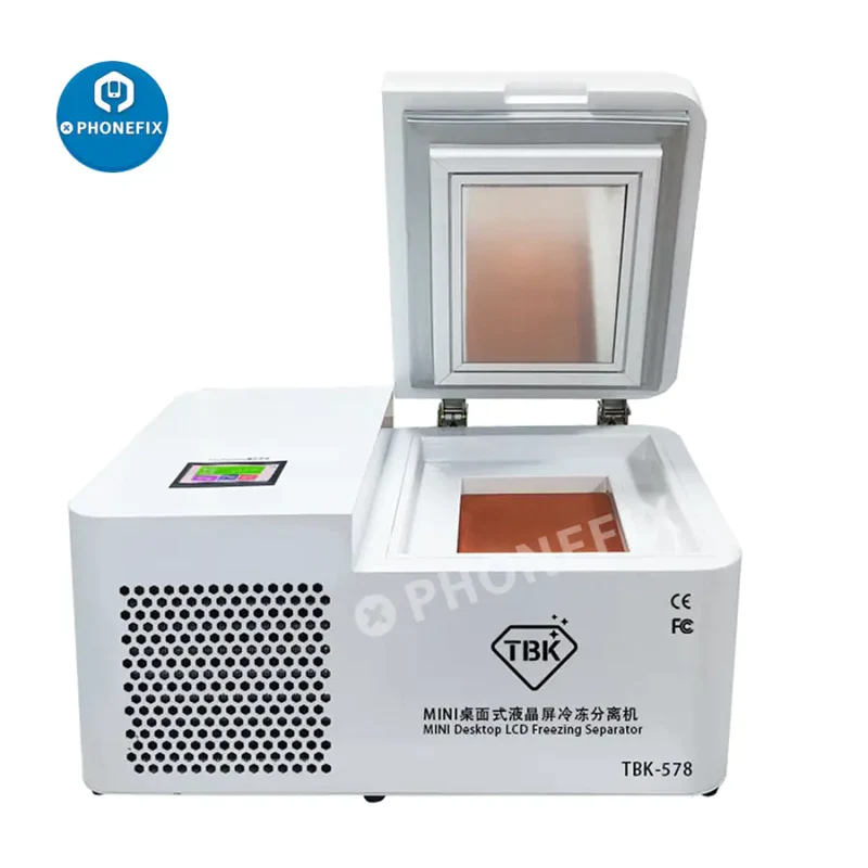 TBK-578 التلقائي شاشة LCD تجميد آلة فصل آيفون سامسونج باد شاشة التالفة فصل أداة إزالة التلوث