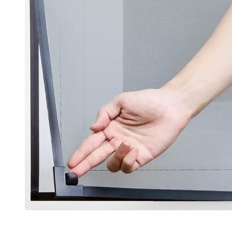 المغناطيسي باب مزود بسلك حاجز البعوض صافي المغناطيسي نافذة الشاشة تول شبكة الشبح تخصيص لتقوم بها بنفسك شبكة الستار قابل للإزالة قابل للغسل