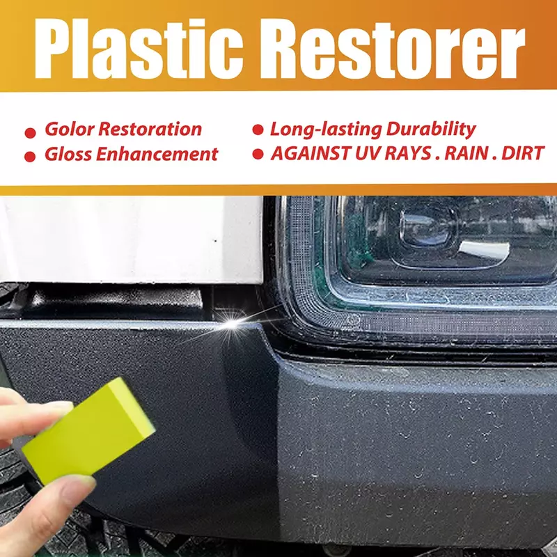 وكيل تصليح بلاستيك داخل السيارة ، إسفنجة معجون التجديد ، عامل تصليح السيارات البلاستيكي ، حماية تدوم طويلاً ، 2-3 سنوات ، 50 أو 50 أو