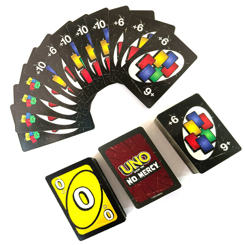 أونو الوجه! شويم لا رحمة-لعبة لوحة الترفيه العائلية ، بطاقات اللعب متعة ، صندوق هدية ، لعبة بطاقة أونو