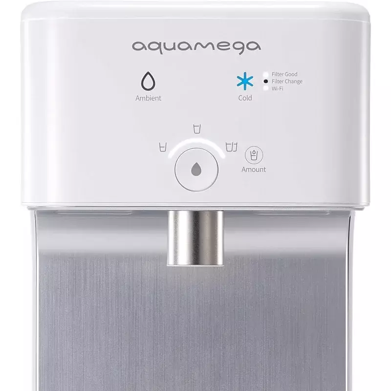 Coway Aquamega 200C جهاز تنقية المياه بسطح الطاولة مع وضع الماء البارد ، تطبيق جديد متطور للعناية بأيون Coway ، اتصال