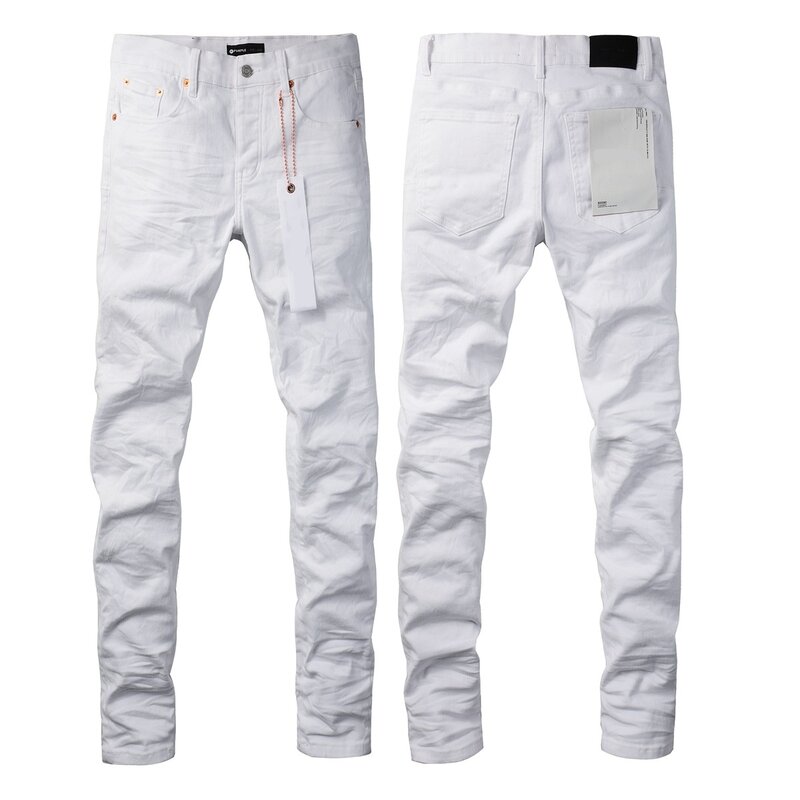 جينز أبيض عالي الشارع في الولايات المتحدة ، موضة جديدة تمامًا ، جودة عالية ، من من من من من ماركة