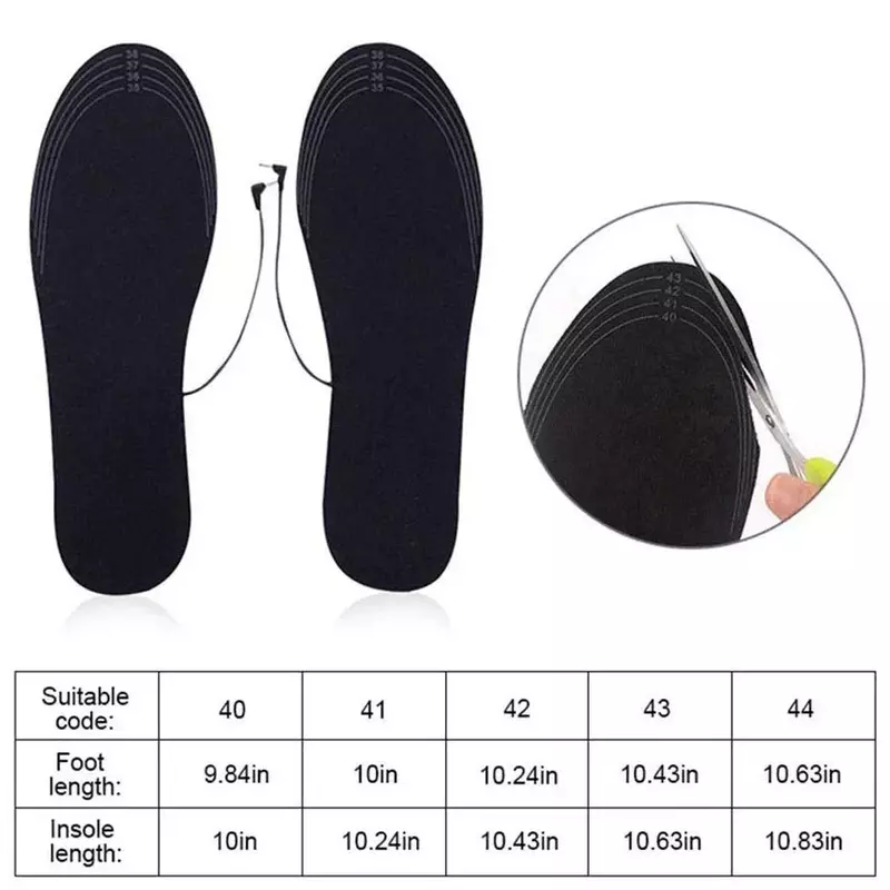 الشتاء الكهربائية ساخنة النعال USB التدفئة قدم دفئا الأحذية الحرارية جورب وسادة ساخنة النعال قابل للغسل كامل القدم حمى للجنسين