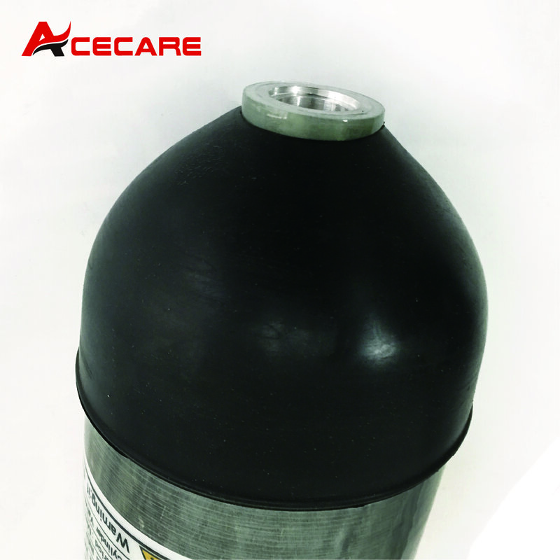 ACECARE CE 3L اسطوانة من ألياف الكربون 4500Psi M18 * 1.5 حجم الخيط مع حماية المطاط