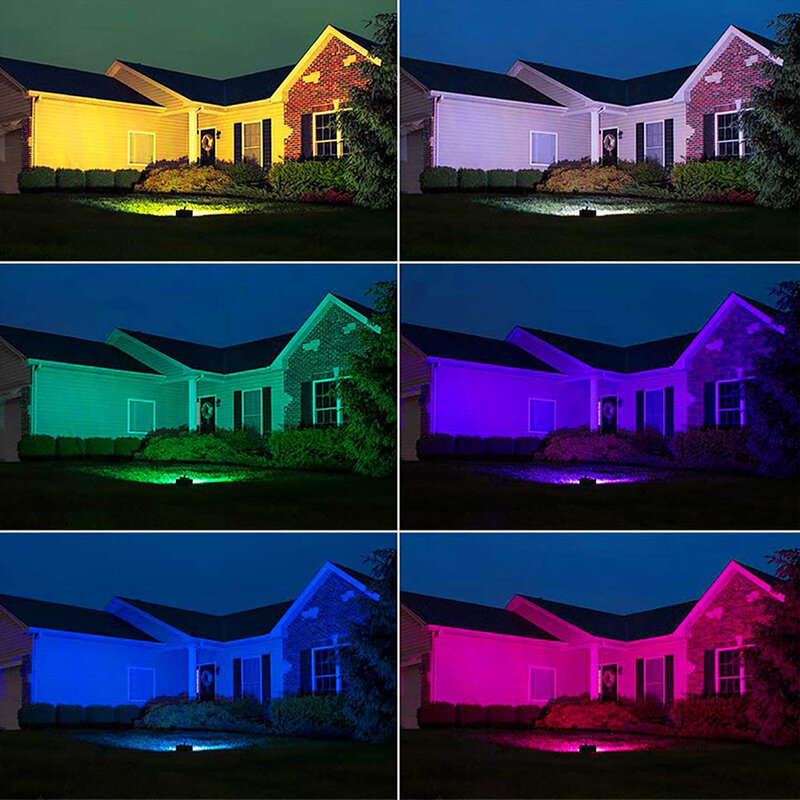 في الهواء الطلق RGB LED العارض ، أضواء عيد الميلاد ، IP68 أضواء مقاومة للماء ، 20 واط ، 30 واط ، 50 واط ، 100 واط ، 110 فولت ، 220 فولت