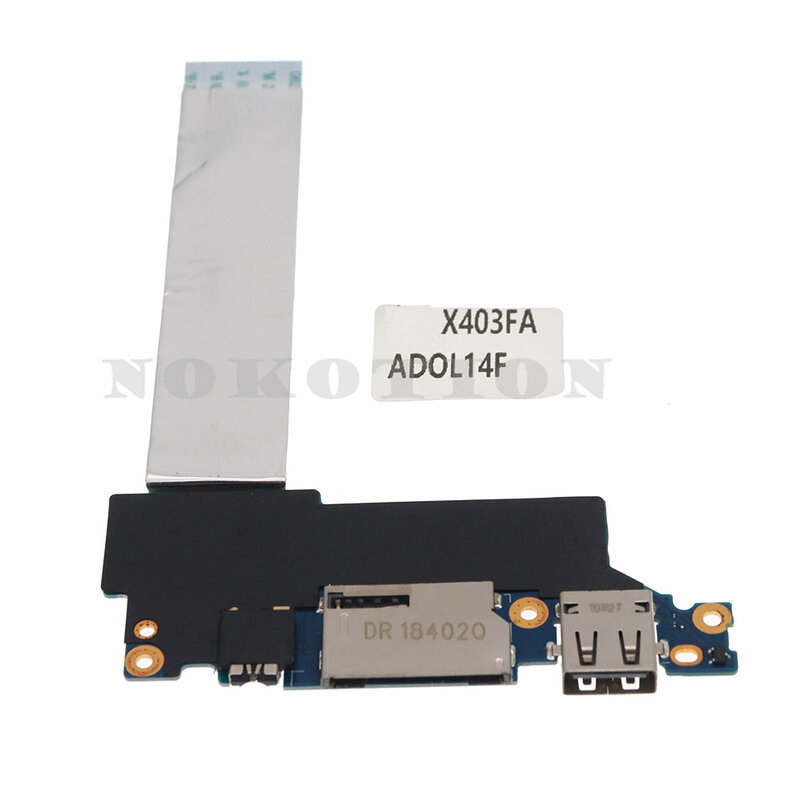 60NB0LP0-I01120 لأسوس أدولف X403F A403F L403FA USB SD قارئ بطاقة الصوت مع كابل