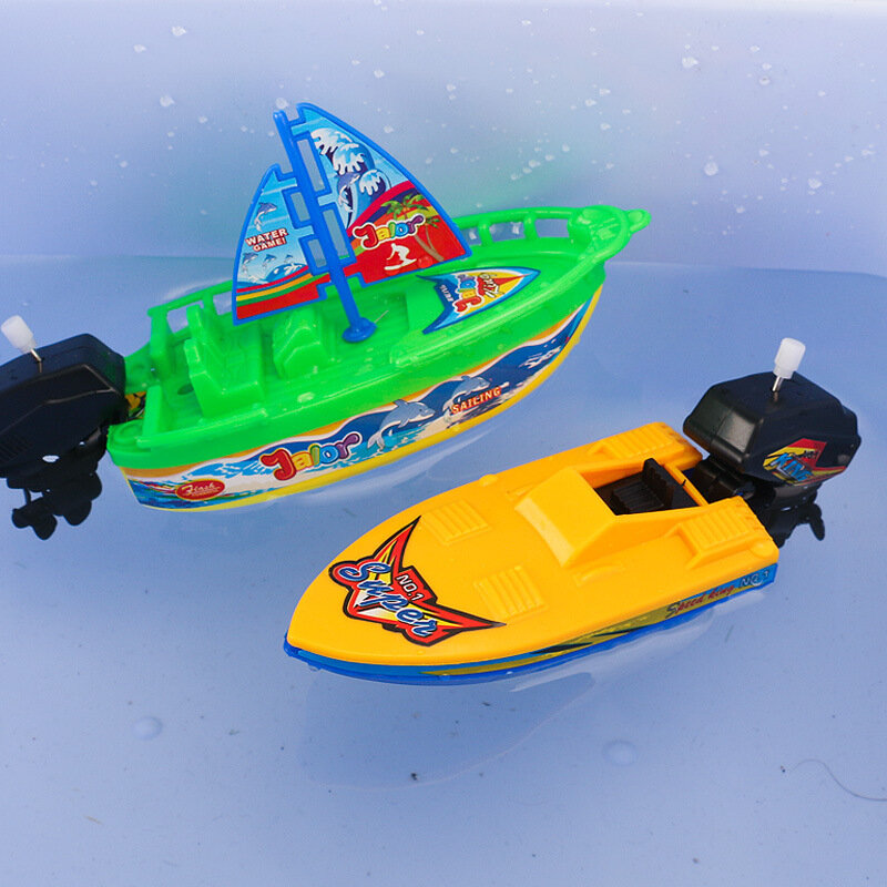 قوارب اللعب المائية للأطفال ، زوارق سريعة للاستحمام للأطفال ، المراكب الشراعية ، ألعاب لف السلسلة