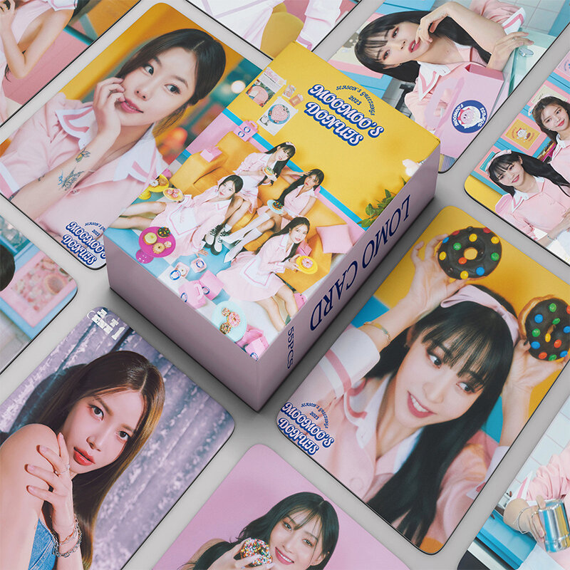55 قطعة/المجموعة Kpop MAMAMOO MIC على سبلاش في المياه Lomo بطاقات عالية الجودة HD ألبوم صور بطاقة بريدية الكورية الأزياء Photocards