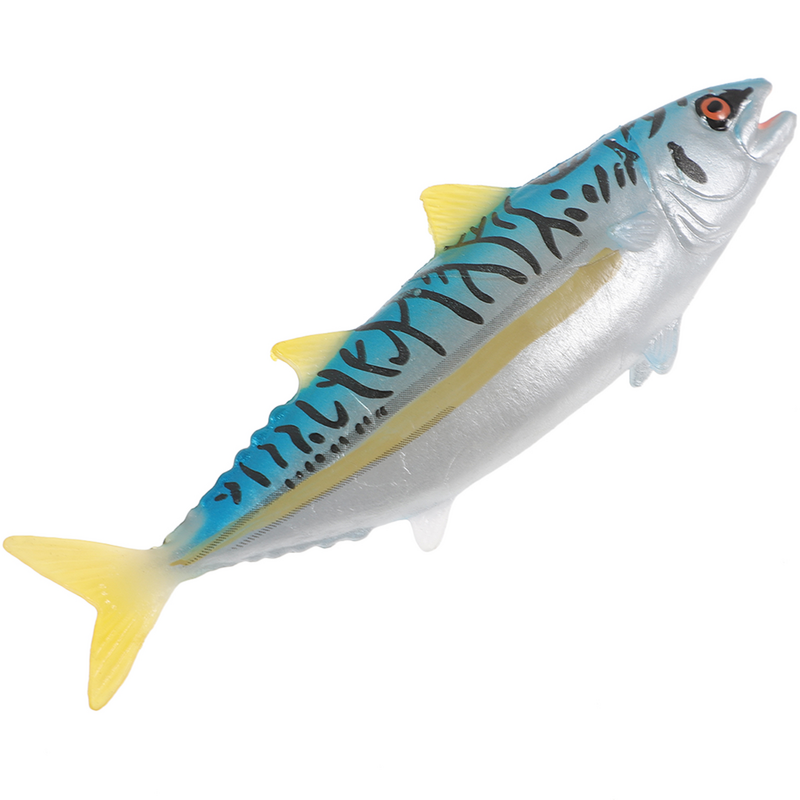 لعبة حيوانات التونة المقلدة المصغرة ، زخرفة الأسماك الاصطناعية البلاستيكية ، ألعاب المحيط للأطفال