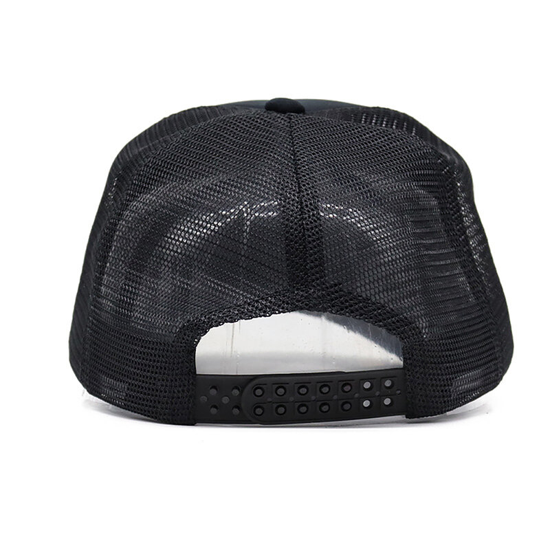 قبعة بيسبول شبكية قابلة للتنفس ، ملابس خفيفة الوزن ، سناباك مسطح ، قبعة شمس صيفية